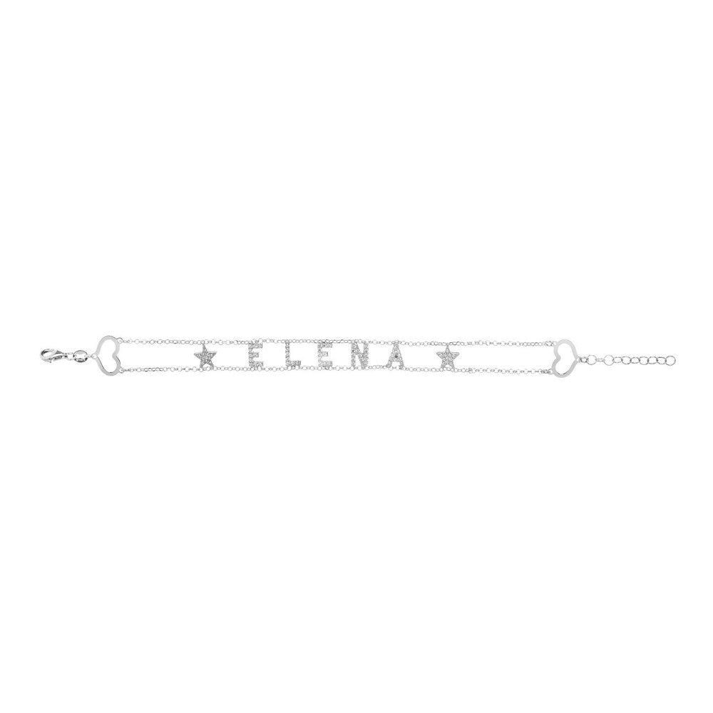 Bracciale nome e stelle
